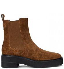 Botki LAUREN RALPH LAUREN brązowe damskie 