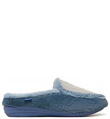 Kapcie Scholl niebieskie damskie 