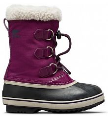 Śniegowce Sorel fioletowe dziecięce 