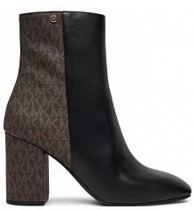 Botki na słupku MICHAEL Michael Kors czarne 