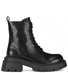 Botki na słupku Badura czarne 