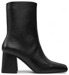 Botki na słupku HUGO czarne 