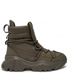 Trapery EA7 Emporio Armani khaki damskie 