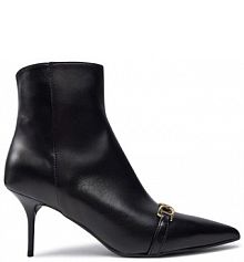 Botki na szpilce LOVE MOSCHINO czarne 