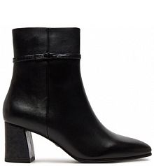 Botki na słupku Tamaris czarne 