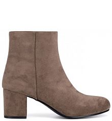 Botki na słupku Jenny Fairy beżowe 