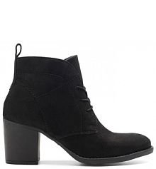 Botki na słupku Lasocki czarne 