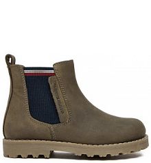 Trzewiki Tommy Hilfiger zielone dziecięce 