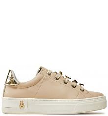 Sneakersy Patrizia Pepe beżowe dziecięce 