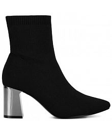 Botki na słupku Jenny Fairy czarne 