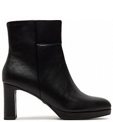 Botki na słupku Tamaris czarne 