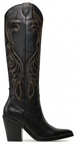 Kozaki na obcasie Aldo czarne 