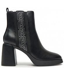 Botki na słupku Liu Jo czarne 