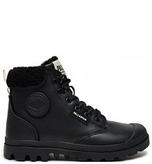 Trapery Palladium czarne damskie 