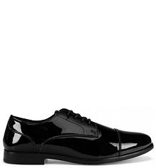 Półbuty wizytowe Lanetti czarne męskie 