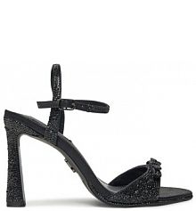 Sandały na szpilce Steve Madden czarne 