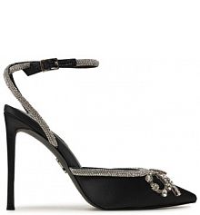 Sandały na szpilce Steve Madden czarne 