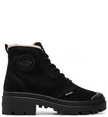 Trapery Palladium czarne damskie 