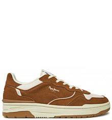 Sneakersy Pepe Jeans brązowe męskie 