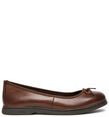 Baleriny Marco Tozzi brązowe damskie 