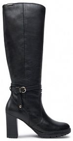 Kozaki na obcasie Pikolinos czarne 