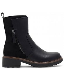 Botki na słupku Clara Barson czarne 