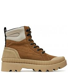 Trapery Pepe Jeans brązowe damskie 