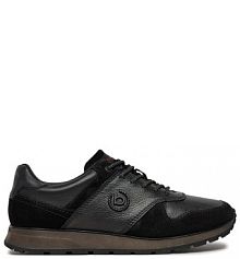 Sneakersy Bugatti czarne męskie 