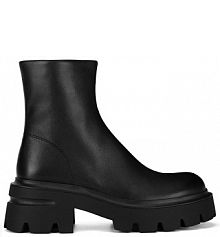 Botki na słupku Badura czarne 