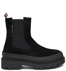 Botki Tommy Jeans czarne damskie 