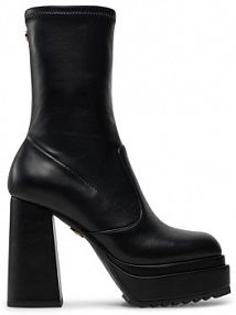 Botki na słupku Buffalo czarne 