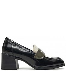 Półbuty na obcasie Tamaris khaki damskie 