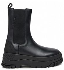 Botki Tommy Jeans czarne damskie 