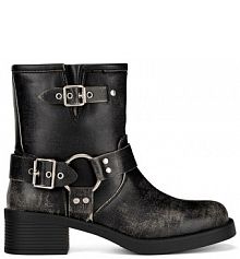 Botki na słupku Jenny Fairy szare 