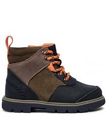 Trzewiki Clarks khaki dziecięce 