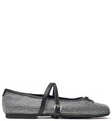 Baleriny MICHAEL Michael Kors srebrne damskie 