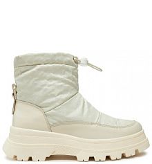 Śniegowce BOSS écru damskie 