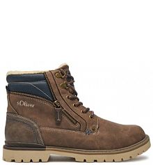 Trapery s.Oliver brązowe męskie 