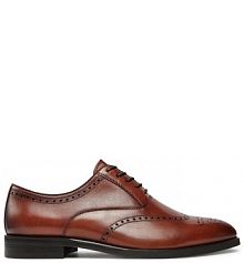 Półbuty wizytowe Aldo brązowe męskie 