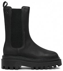 Botki Calvin Klein Jeans czarne damskie 