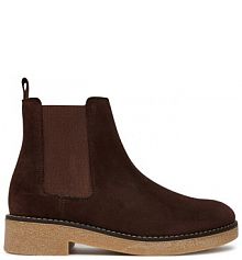 Botki Unisa brązowe damskie 