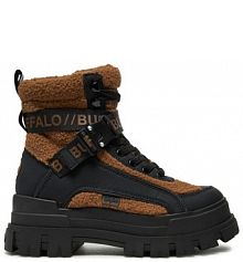 Trapery Buffalo czarne damskie 