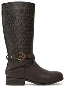 Kozaki MICHAEL Michael Kors brązowe dziecięce 