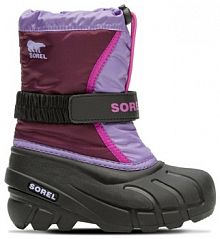 Śniegowce Sorel fioletowe dziecięce 