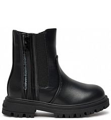 Botki Calvin Klein Jeans czarne dziecięce 