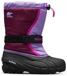 Śniegowce Sorel fioletowe dziecięce 