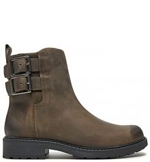 Botki Clarks brązowe damskie 