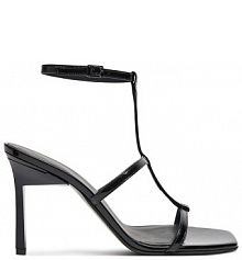 Sandały na szpilce Calvin Klein czarne 