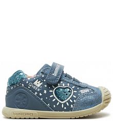 Sneakersy Biomecanics niebieskie dziecięce 