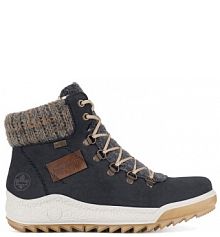 Botki Rieker niebieskie damskie 